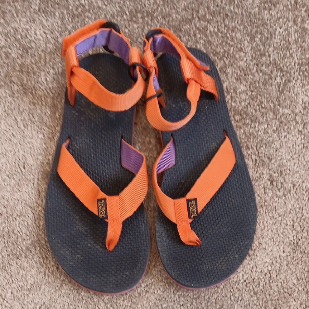 Teva Women's Sandals in Orange and Purple